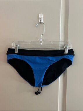 lululemon athletica Blue and Black Bikini Bottoms